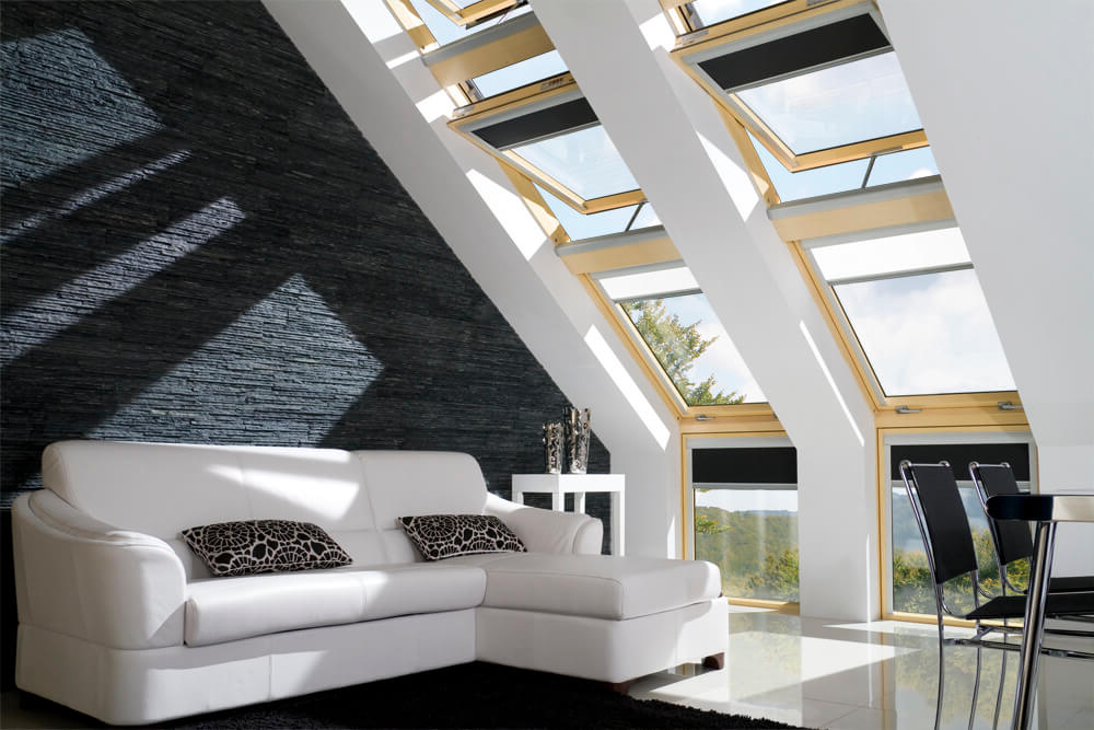 Moderne woning met FAKRO dakramen